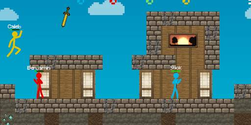 Stickman vs Multicraft Survival Craft Pocket screenshot 2