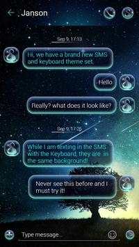 (FREE) GO SMS PRO STARRY THEME screenshot 3