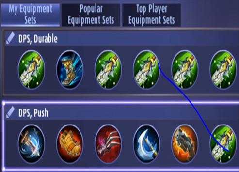 build ITEM gear MOBA ML screenshot 5
