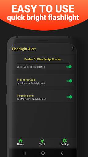 flashlight - call flash alert screenshot 4
