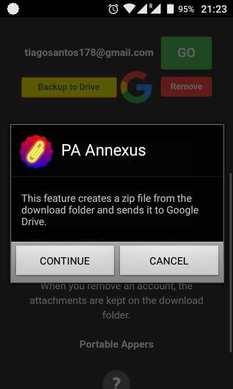 Annexus - Backup email 8 تصوير الشاشة