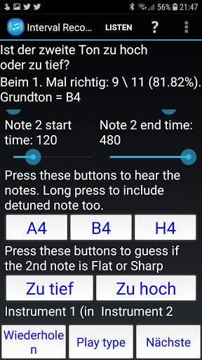 Interval Recognition - Ohrtraining screenshot 6