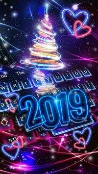 New Year 2019 Keyboard Theme screenshot 1