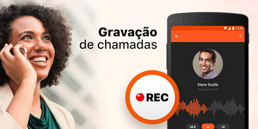 Gravador de chamadas e voz screenshot 1