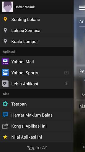 Cuaca Yahoo screenshot 7