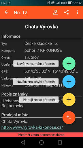 Turistické Známky screenshot 5