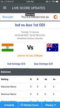 India Live Score Cricket App - Live Matches 2020 screenshot 2