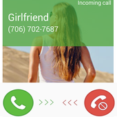 Fake Call Girlfriend Prank icon