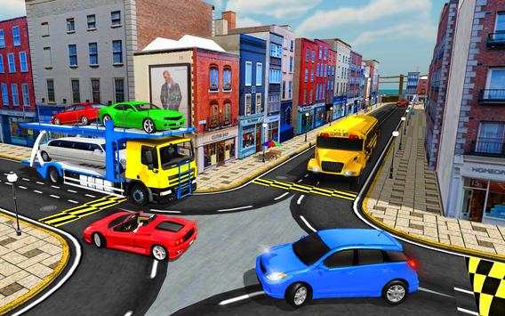 Cargo Truck Bike Car Transporter screenshot 3