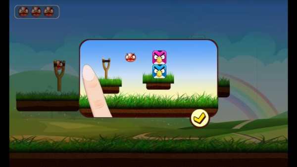 knock down angry birds screenshot 2