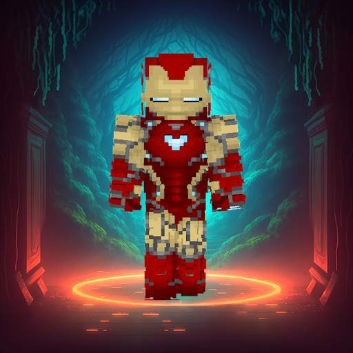 Iron Man Skin for Minecraft 1.1