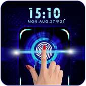 In Display Finger Print Screen Lock Simulator icon