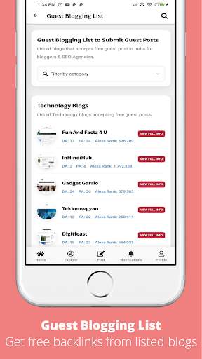 IndiBlogHub - Social Network f screenshot 4