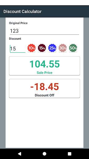 Discount Calculator screenshot 2