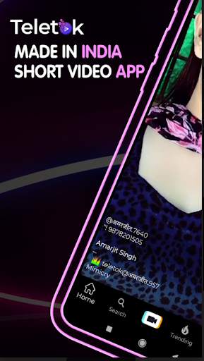 Teletok - Share your video with your Friends screenshot 1