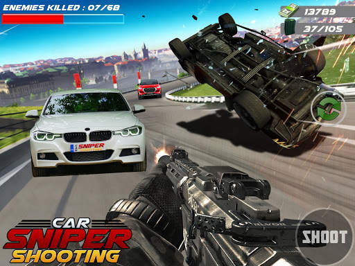 Car Racing Sniper Vs Thieves - Shooting Race games screenshot 3