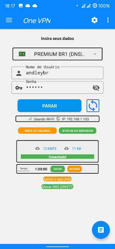 One VPN - DNSTT Plugin screenshot 1