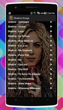 Shakira Songs screenshot 3