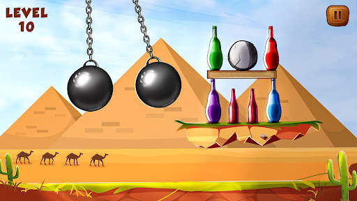 Bottle Shooting Slingshot Game screenshot 6