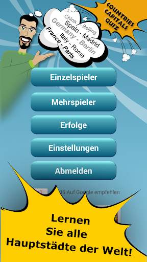 Hauptstädte Der Länder Quiz screenshot 1