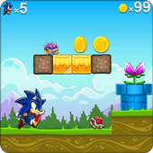 Super Sonic World Dash Adventure иконка
