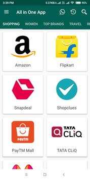 All in One App - Flipkart Lite, Amazon Lite & more screenshot 1