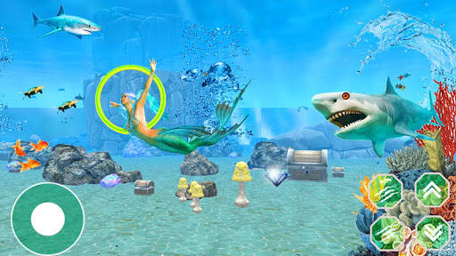 Simulator putri duyung 3d sim: Game rahasia Arena screenshot 2