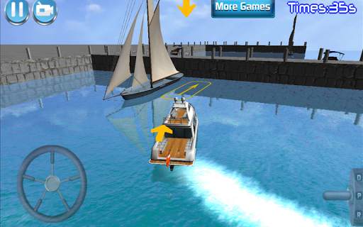 3D Boat Parking Racing Sim screenshot 3
