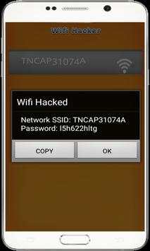 Wifi simulatur de passe hacker screenshot 5
