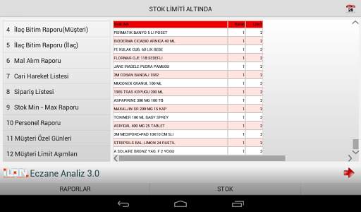 ilon Mobil Analiz HD screenshot 5