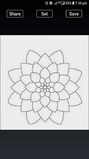 Simple Rangoli Designs : Easy Rangoli Designs 10 تصوير الشاشة