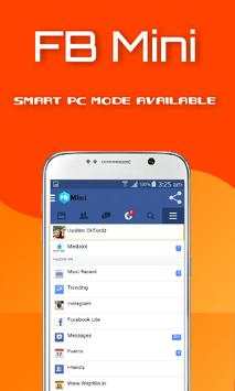 Mini For Facebook - FB Mini screenshot 4