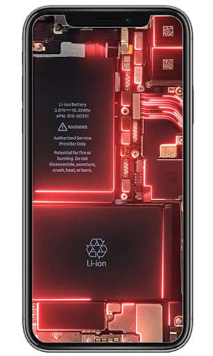 ⚡ Phone Electricity Live Wallpaper Free ⚡ screenshot 1