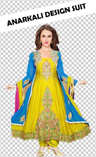 Indian Anarkali Dress Photo Suit screenshot 1