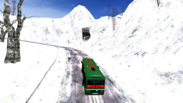 Snow Bus Drive Simulator 2018 screenshot 3