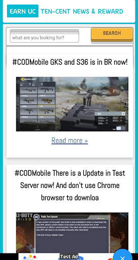 TEN-CENT NEWS REWARD (FREE UC  screenshot 2