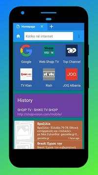 Eagle Browser Shqip screenshot 1