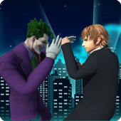 Scary Clown vs Superhero icon