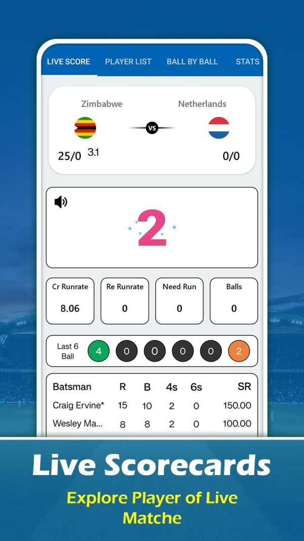 Cricpe Live cricket score screenshot 4