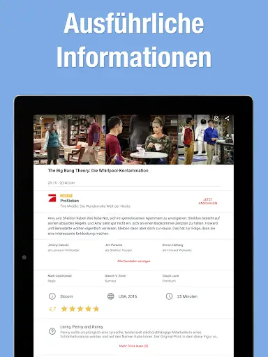 TV.de Live TV App Fernsehen screenshot 17