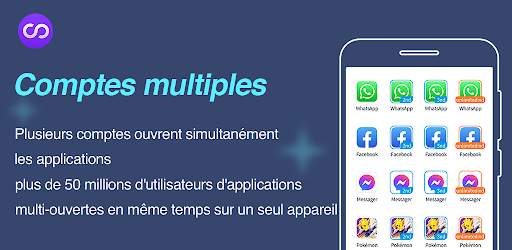 Comptes multiples : 2Space screenshot 6