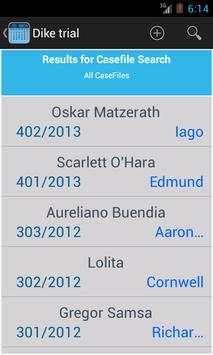 Dike trial: Calendar 4 Lawyers screenshot 3