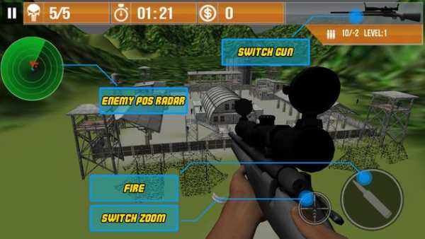 War Sniper Hill Combat screenshot 1