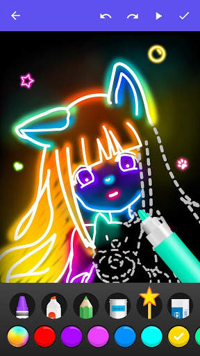 Draw Glow Comics screenshot 3