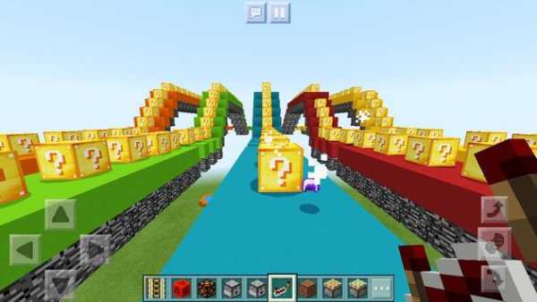 New Lucky Block Fast Race. Map for MCPE screenshot 4