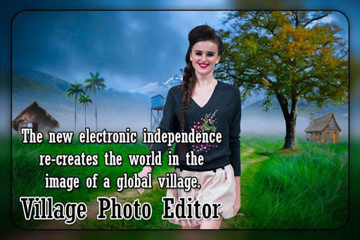 Village Photo Frame : Photo Cut Paste screenshot 4