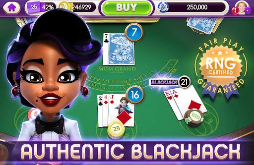 myVEGAS BlackJack 21 Card Game screenshot 6