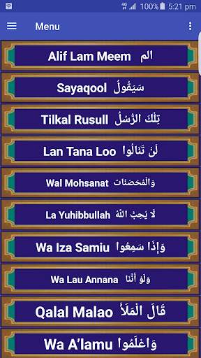 Quran Pak MP3 screenshot 3
