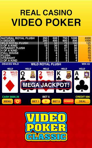 Video Poker Classic ® 1 تصوير الشاشة