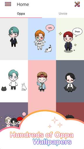 Wallpapers: Oppa doll Unnie doll screenshot 1